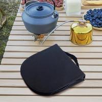 Cubiertos y Cucharas de Acero Inoxidable, Juego de Cubiertos Portátiles Dorados para acampar al Aire Libre, Plato para Barbacoa - details 1