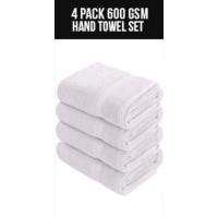 Utopia Towels - Juego de Toallas de 8 Piezas de 700 gsm; 2 Toallas de baño, 2 Toallas de Mano y 4 Toallas de Ducha - Algodón - Lavable a máquina, Calidad de Hotel (Gris) - details 8