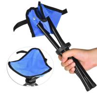 Taburete trípode plegable de acero portátil imprescindible: multiusos para picnic, camping, senderismo y pesca - details 4