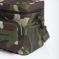 Bolsa térmica táctica de alta capacidad para hombre, fiambrera con aislamiento para exteriores, bolsa de almuerzo duradera con aislamiento a prueba de fugas para trabajo, comida Ca - details 19