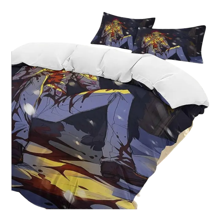 Juego de Ropa de Cama Ligera de Donquixote Rosinante Funda de Edredón, Fundas de Almohadas de Dibujos Animados, Comodidad en 3 Piezas - 1
