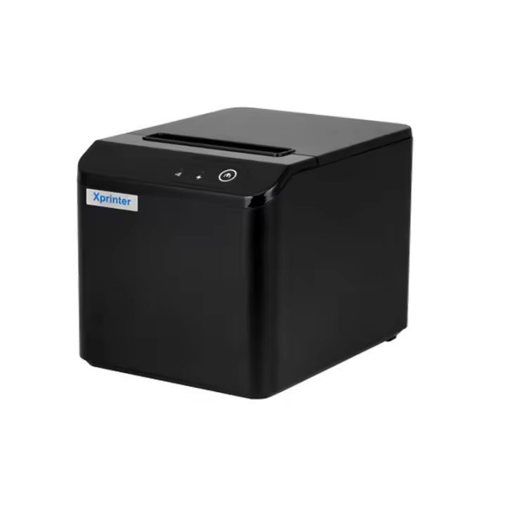 Xprinter-Impresora térmica XP-T80Q Mini, máquina de impresión de recibos y facturas de 80MM, con cortador automático, USB, interfaz Ethernet/USB, para supermercado - 1