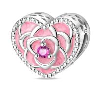 Abalorio Original de Plata de Ley 925 para mujer, abalorio de alta calidad adecuado para pulsera DIY, cuentas de amor para el Día de San Valentín, regalos de joyería para fiesta, nuevo - details 89