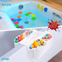 Almacenamiento de juguetes de baño para bebé de gran capacidad, diseño de malla, bañera multicompartimento, organizador de juguetes, fácil clasificación, secado rápido - details 9