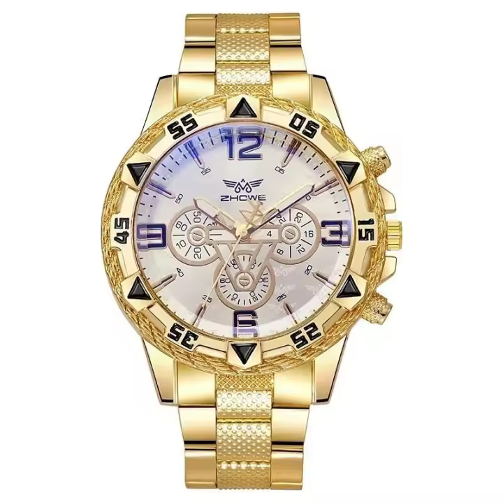 Reloj de Cuarzo de Lujo Automático para Hombres Estilo Clásico de Negocios Diallo Grande - 1