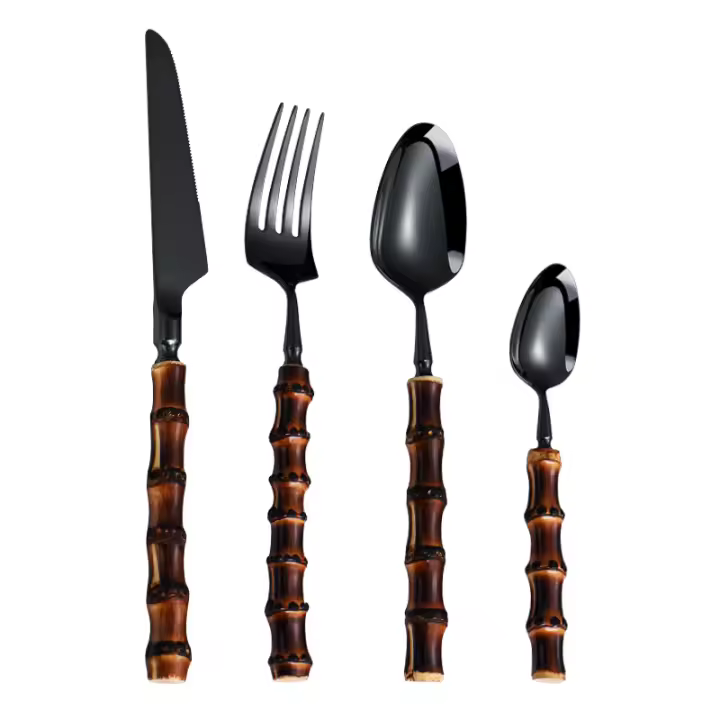 utensilios de cocina cuchillo tenedor cuchara juego de cubiertos - 1