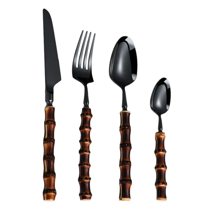 utensilios de cocina cuchillo tenedor cuchara juego de cubiertos - 1