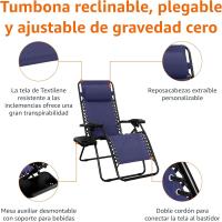 Silla Gravedad Cero, 110 x 66 x 49 cm, Azul - details 32