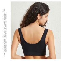 Women solid color fitness sports bra top gym yoga athletic tight workout soft brassiere padded - details 27