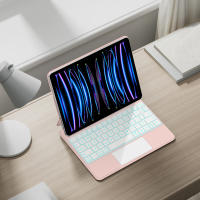 AJIUYU-Teclado mágico Español para iPad Pro, 11 pulgadas, 4, 3, 2, 2018-2022, iPad Air 5, 4, 10,9, Tableta inteligente - details 6