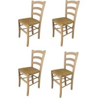Venezia para Cocina y Comedor, Estructura en Madera de Haya lijada, no tratada, 100% Natural y Asiento - details 0