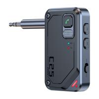 VAORLO 2 en 1 Bluetooth 5.3 Transmisor Receptor de Audio 3.5MM AUX Hifi Estéreo Adaptador Inalámbrico de Música con Micrófono para Coche Avión TV PC Auriculares Altavoz Amplificador - details 15