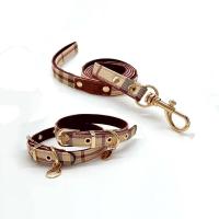 Juego Collar correa ustables de cuero a la moda perros, suministros mascotas, collares medianos y grandes, regalo para perros - details 3