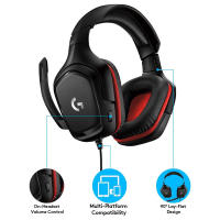 Auriculares de Juego Logitech G331 Sonido Envolvente Plegable Cancelación de Ruido Para Computadora - details 4