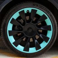 Para Tesla Model Y 2024 20/21 pulgadas tapas de cubo parche cubierta luminosa coche ABS Protector de rueda piezas externas de automóvil - details 4