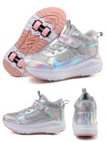 Nuevo modelo 2025 Patines deportivos en línea de 4 ruedas para niños, zapatillas deportivas de buena calidad para interiores, a la moda. - details 30