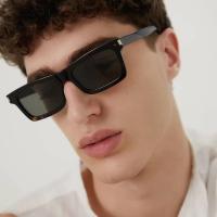 Gafas de sol cuadradas clásicas retro para mujer y hombre, gafas de sol con montura vintage de marca de lujo a la moda, gafas de sol modernas para mujer y hombre UV400 - details 3