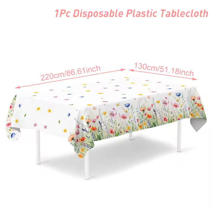 Mantel de Césped Silvestre Cubierta de Mesa para Hogar Verano Primavera - 1