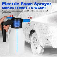 PULVERIZADOR eléctrico de espuma presurizada de 1,5 litros para lavado de coches, pulverizador eléctrico de espuma con Cable USB, para el hogar y el jardín - details 5