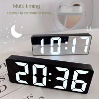 Despertador digital LED para dormitorio, reloj electrónico de sobremesa con indicador de temperatura, 1 unidad - details 4