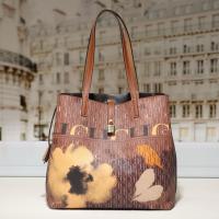 Bolso de hombro grande CILMI HARVILL CHHC Textura real para mujeres Bolso de cesta para verduras viajantes - details 7