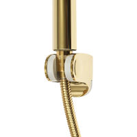 Grifo de ducha de mano, grifo para bañera, ducha de pared, modo de ducha de lluvia, modo de enjuague, juego de ducha con soporte de ducha y manguera de ducha de 1,5 m (dorado) - details 7
