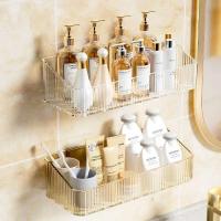 Estante cosmético de pared, sin necesidad de agujeros, raspador de plástico montado en la pared, organizador, accesorios de baño - details 0