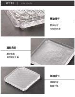 Juego de posavasos transparentes japoneses resistentes al calor, tapete antideslizante para taza de vidrio, taza de agua, accesorios para la ceremonia del té - details 8