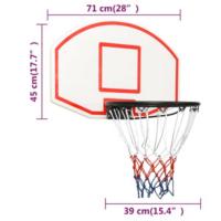Tablero de Baloncesto Polietileno Blanco 71x45x2 cm - details 8