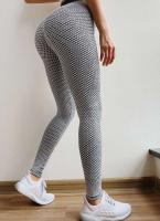 FIESS Yoga Bodysuit de Cintura Alta Pantalones Deportivos de Estampado de Alta Elasticidad para Mujeres Shorts de Gimnasio Estilosos sin Costuras - details 2