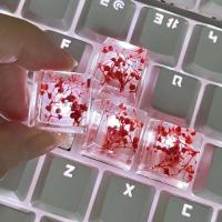 4 Uds. De hojas translúcidas epoxi de alta calidad, accesorios universales para teclado cruzado de papel seco - details 0