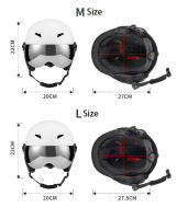 Cascos de esquí para adultos y niños, protectores de viento aislados de seguridad para deportes al aire libre, esquí y Snowboard, casco de nieve para hombres y mujeres, invierno, nuevo - details 11