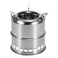 Estufa de Madera Plegable Portátil Calefactor de Acero Inoxidable Parrilla de Barbacoa para Exteriores Suministros de Camping - details 0