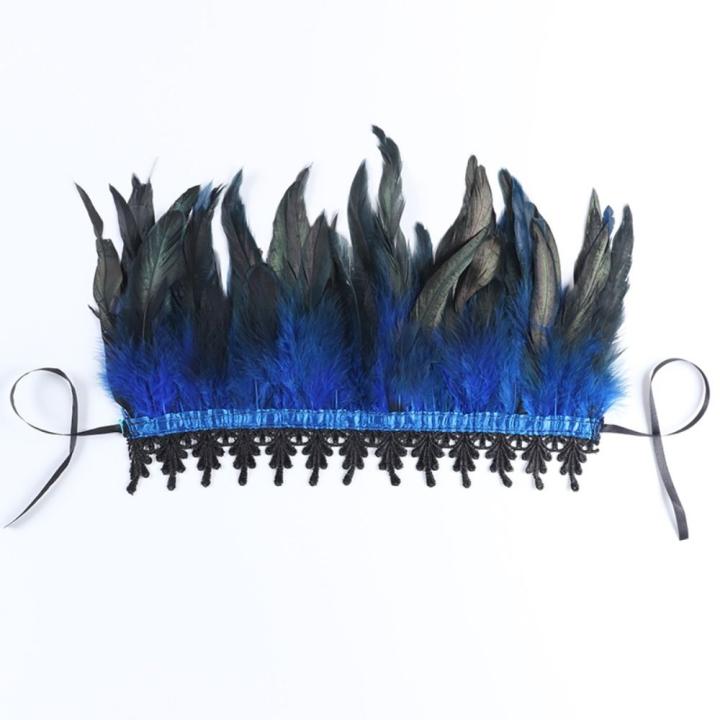 Collar De Plumas Postizas Victorianas, Chal De Plumas Natural Real, Chal De Hombro, Capa