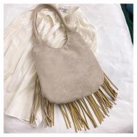 Bolso grande de viento para mujer, bolsa de hombro de cuero abrasivo con flecos, a la moda, Europa y Estados Unidos, 2025 - details 27
