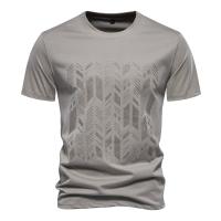 2024 Primavera y novedad de verano, camiseta informal de manga corta ajustada bordada de talla europea para hombre, camiseta de alta calidad a la moda - details 3