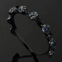 Diadema fija con flequillo de diamantes de imitación antideslizante, accesorios para el cabello dulces, bandas para el cabello con Clips, tocado de estilo coreano, Aro para el cabello brillante - details 13