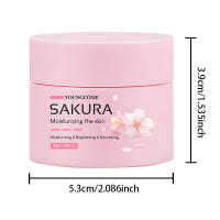 Crema de esencia Sakura, crema Facial de flor de cerezo, hidratante, sequedad y aspereza, el cuidado de la piel Facial hace que la piel sea tierna y delicada - details 8