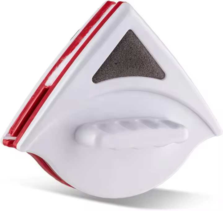 Limpiador de vidrios gruesos, cepillos de doble cara para superficies, cepillo magnético para limpiar vidrios, para vidrios de un solo panel de 15 a 24 mm - 1