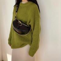 Bolso Cruzado de Cuero Falsio Elegante Correa de Cadena Chic, Diseño Sólido, Cierre de Cremallera, Perfecto para Uso Diario, Viajes y Actividades al Aire Libre - details 8