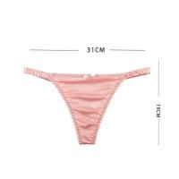 Calzoncillos dulces sin costuras para niña, cinturón fino para mujer, bragas deportivas, bragas con lazo, Tanga para mujer, lencería femenina, calzoncillos de satén - details 0