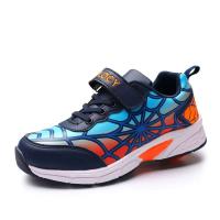 Los muchachos se iluminan, los deportes LED coloridos de los muchachos corren los zapatos ajustables del rodillo del flash - details 6