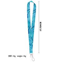 Soporte de anillo, soporte de etiqueta de nombre, soporte de tarjeta de identificación, cintas, cinta para colgar teléfono, cordón para teléfono, correas para el cuello, cordón con impresión de mármol - details 0