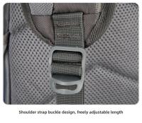 Bolso de hombro deportivo informal para hombre y mujer, bolsa de pecho multifuncional impermeable, correa ajustable, riñonera cruzada duradera - details 14