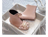 Nuevo terciopelo dos zapatos de algodón botas de bebé para niños vestido niña princesa botas - details 15