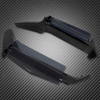 2xMotorcycle ABS Adjustable Windshield Side Wing Windshield Air Deflector Plastic For Honda Gold Wing GL1800D Tour 2018-2021 - details 12