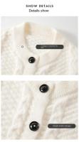 Cardigan de Suéter Cómodo para Hombres Top de Moda Suelta de Otoño-Invierno Abrigo de Manga Larga - details 2