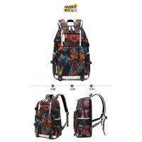 Mochila de Hombro para Hombres Estudiantes Impresada Impermeable Ideal para Viajes al Aire Libre - details 27