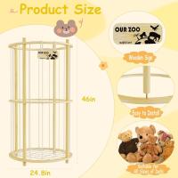 Almacenaje Juguetes de madera, Caja de Juguete Extra Grande, para Niños Niñas, para Guardar Juguetes y Almacenar Peluches o Pelotas - details 1