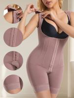 1 Unidad de Entrenador de Cintura de Alta Compresión para Mujer – Faja Moldeadora con Detalles de Encaje, Modeladora Corporal y Soporte Abdominal para Recuperación Postparto, - details 4